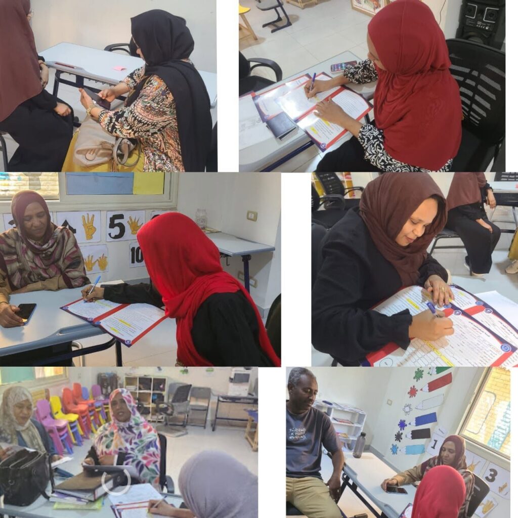 جلسة تنسيقية لمعلمي المدرسة